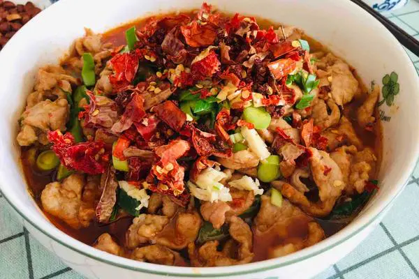 极简版水煮肉片