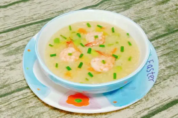 鲜虾时蔬粥