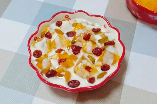 酸奶芒果冰粉