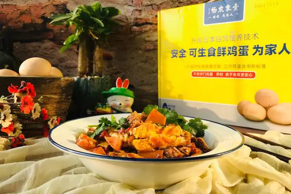 辣椒酱鸡蛋冻豆腐