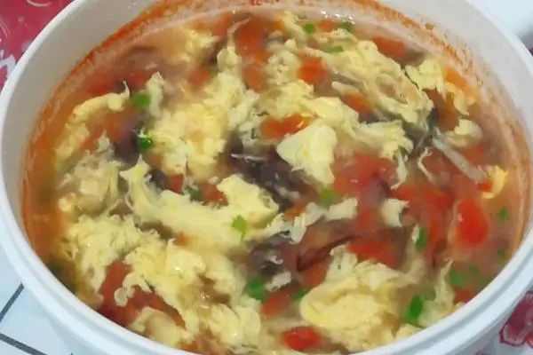 西红柿紫菜蛋花汤