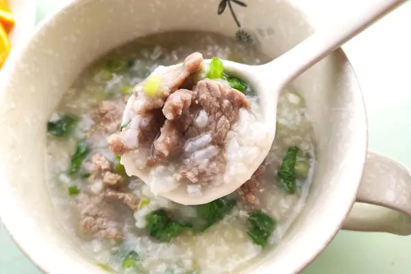 牛肉青菜粥