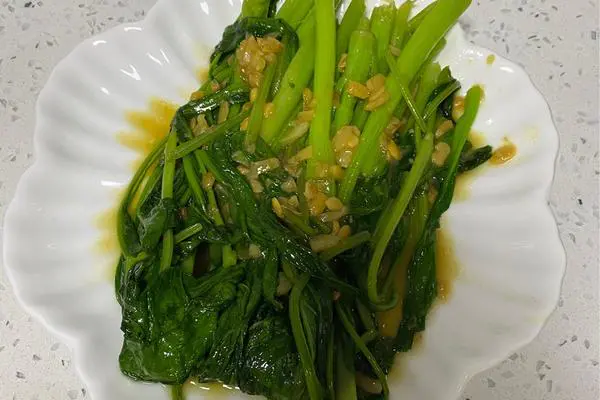普宁豆酱炒菜心