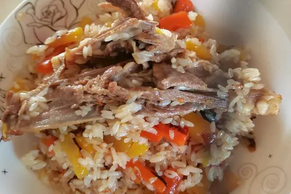 原味羊排抓饭