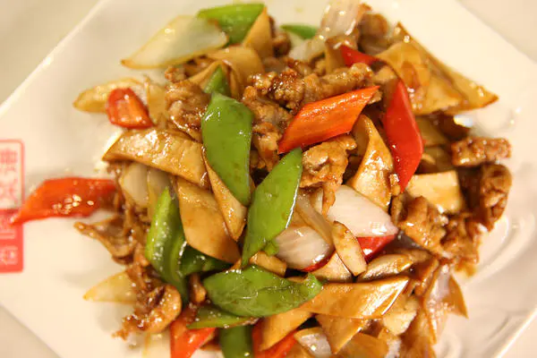 杏鲍菇炒肉片