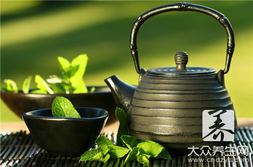 桑菊杏仁茶