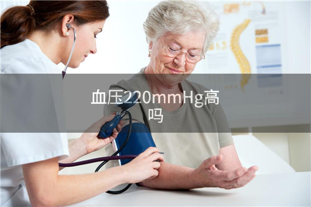 血压220mmHg高吗
