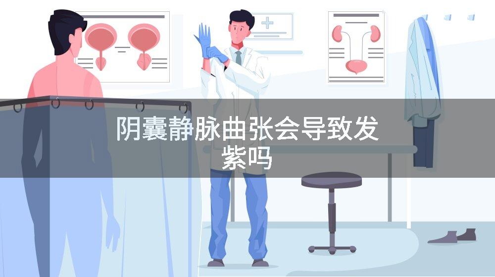 阴囊静脉曲张会导致发紫吗