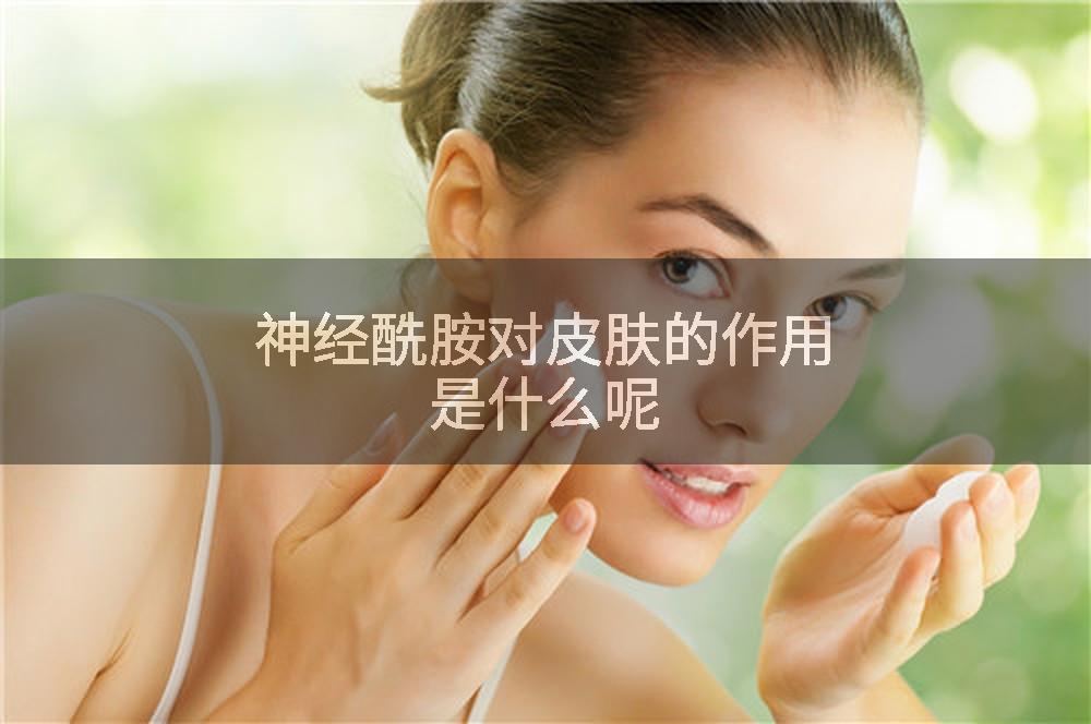 神经酰胺对皮肤的作用是什么呢