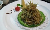 海苔丁香鱼的做法