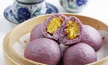 紫薯奶黄包的做法