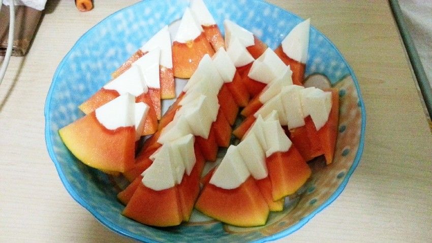 鲜奶木瓜布丁