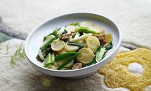 香蒜葛根饼的做法