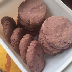 紫薯燕麦麸皮饼（无添加）