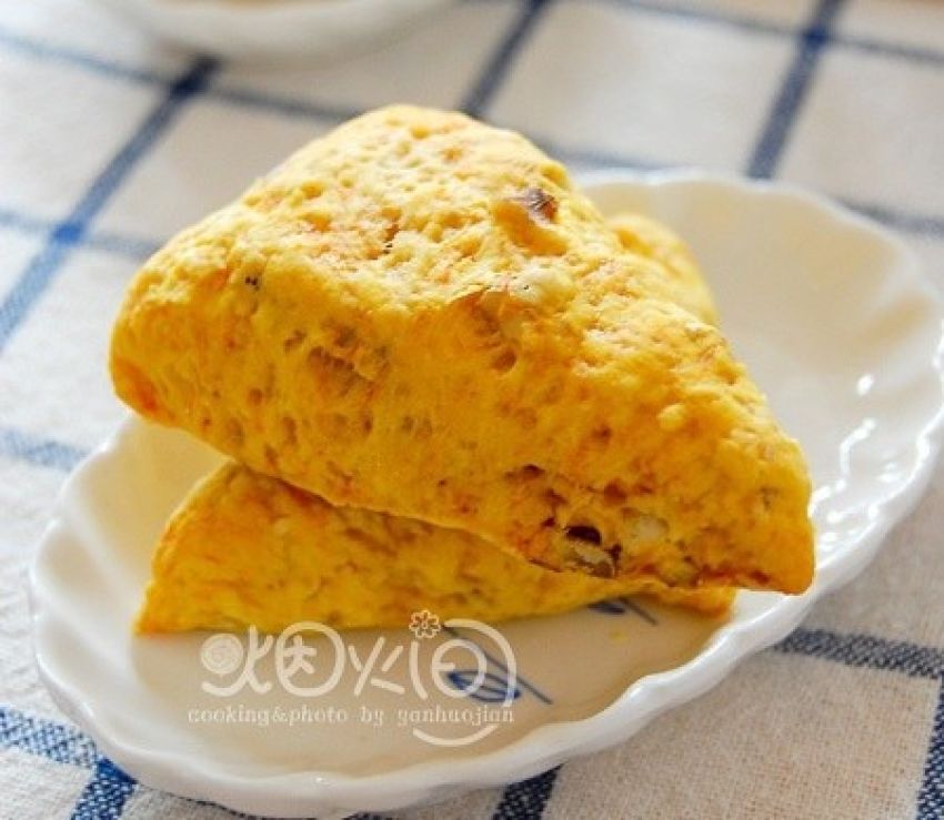 南瓜核桃松饼