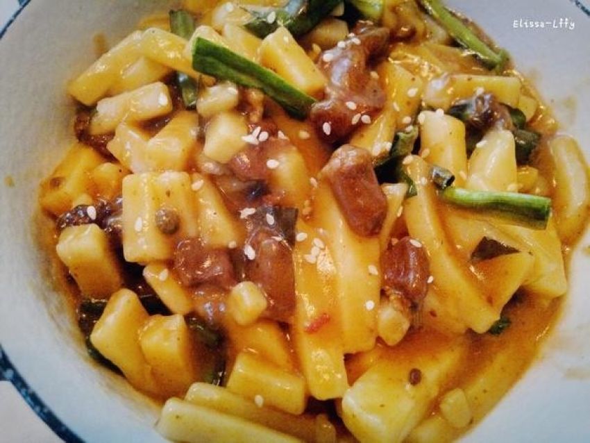 小锅卤饵丝