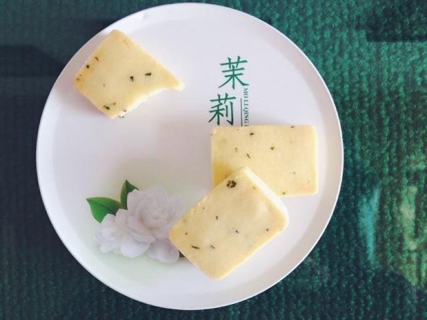茉莉花茶柠檬饼干