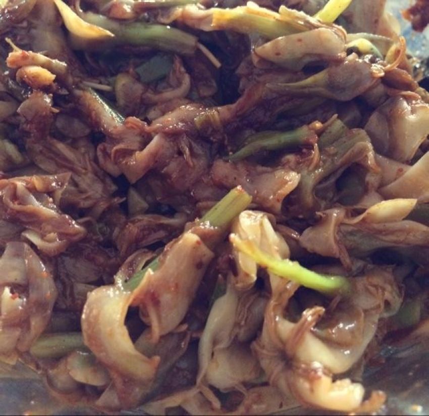 凉拌香辣栀子花