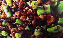 橄榄菜肉末四季豆的做法