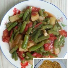 土豆烧豆角
