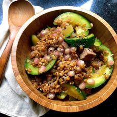 小南瓜炖牛肉谷物暖沙拉