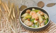 虾仁山药的做法