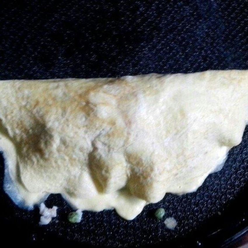 电饼铛版快手早餐――蛋包饭