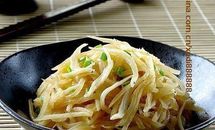银鱼炒萝卜丝的做法