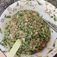 小白菜鲜肉馄饨