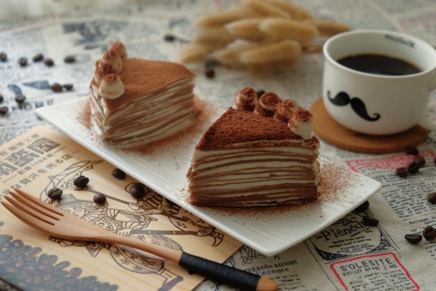 提拉米苏千层蛋糕/提拉米苏毛巾卷