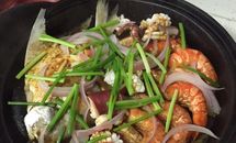 塔吉锅沙茶小海鲜的做法