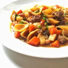 家庭式蔬菜牛肉Pasta