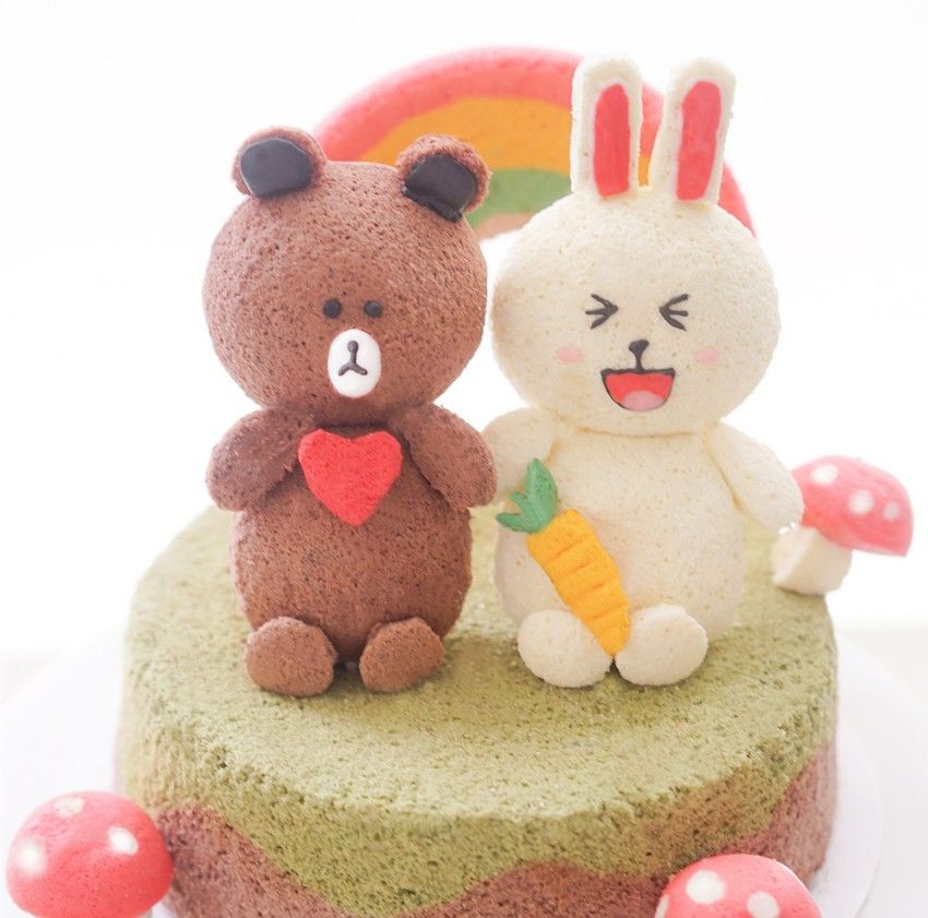 [厨Studio]不变色不开裂零失败的立体卡通戚风蛋糕