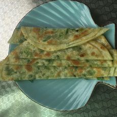 饺皮版葱花饼