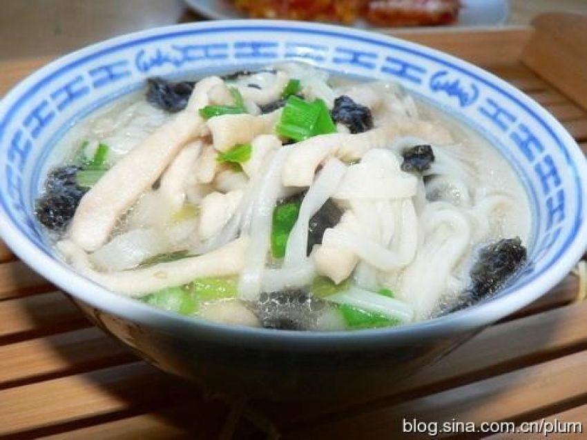 鸡丝海苔面