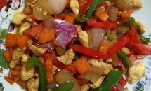 缤纷鸡胸肉的做法