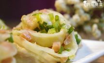 清葱火腿卷°早餐配稀饭杠杠滴๑的做法
