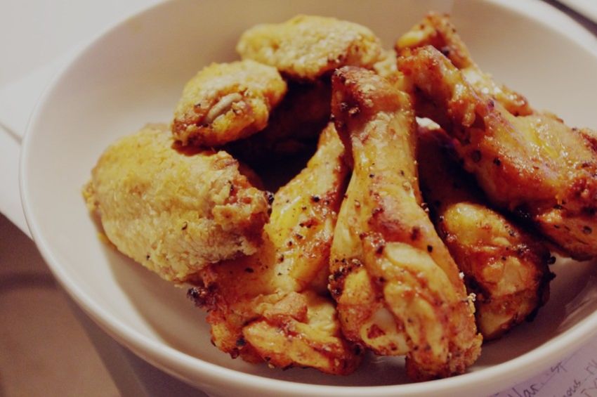 柠檬椒盐烤辣鸡翅