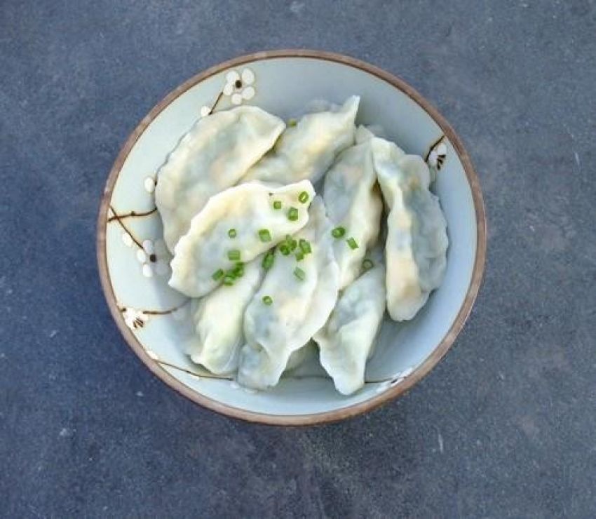黄瓜鸡蛋水饺