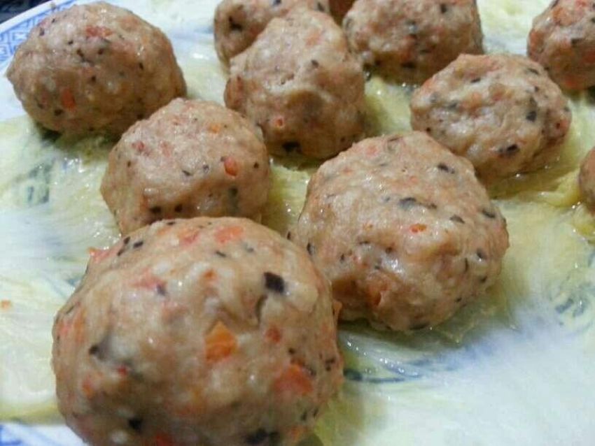【兮子の日常】什锦鲜虾肉丸