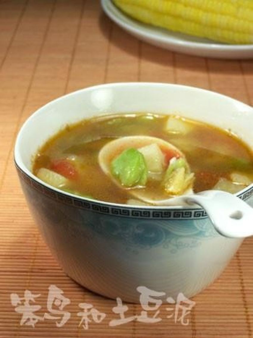 青蚕豆土豆汤