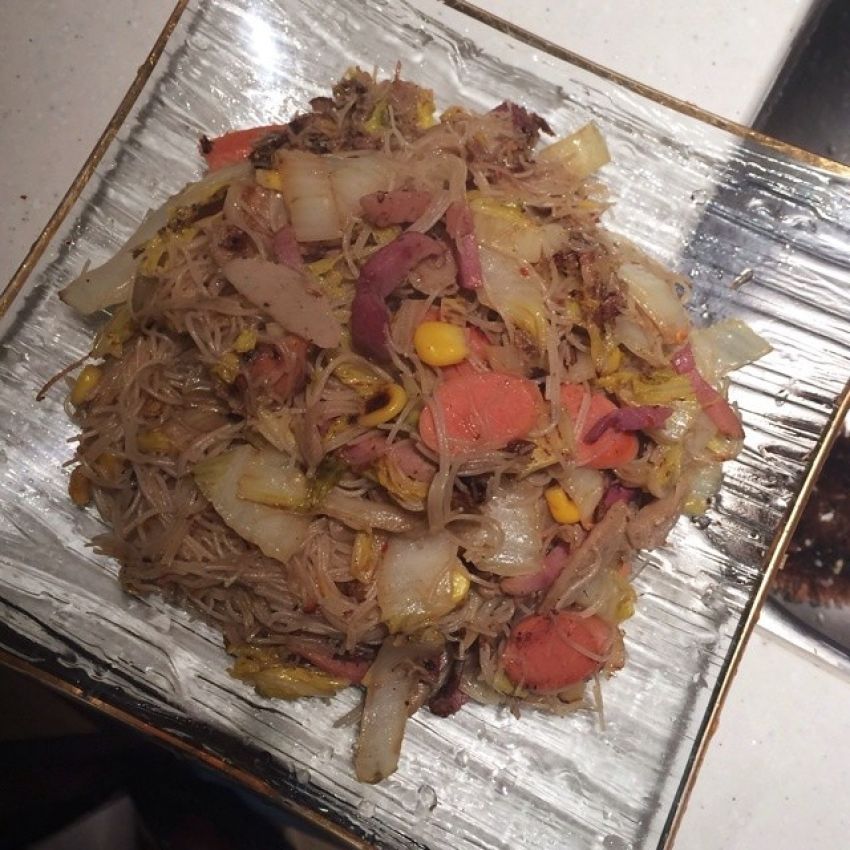 路边摊之混炒炒面～