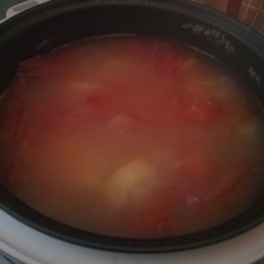 番茄土豆排骨汤