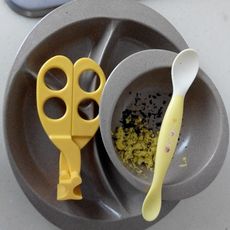 宝宝食谱肉松紫菜蛋黄粥