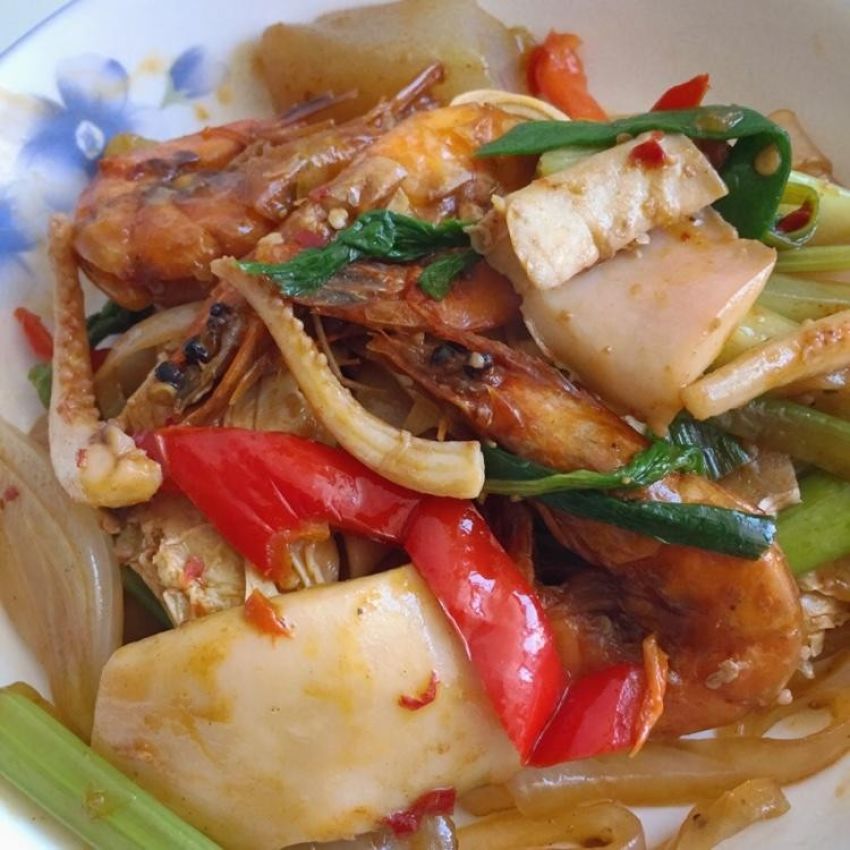 香辣鱿鱼虾