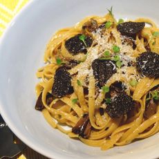 钱的味道：牛肝菌黑松露意面 Fettuccine with porcini mushroom and black truffle
