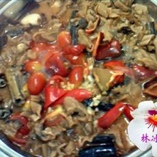 耳朵菜烧鳝段