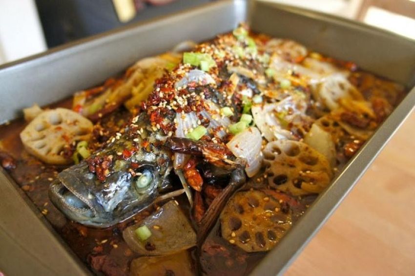 烤海鱼