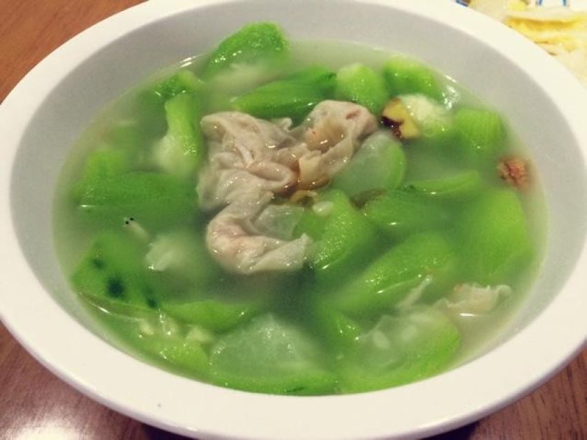 丝瓜燕皮汤