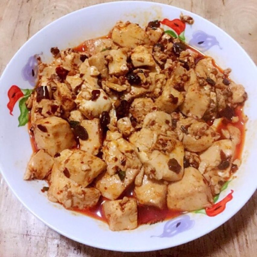 老干妈炖豆腐